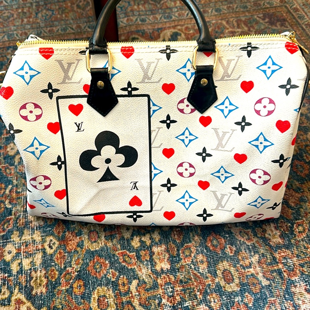 Beautiful colored fashion purse, as is condition